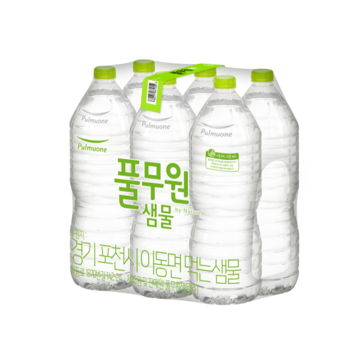 [풀무원] 풀무원생수(무라벨) 2.0L×6ea×2 12병