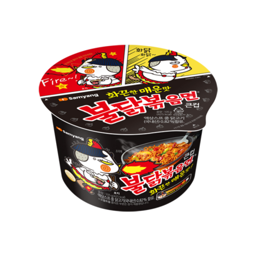 삼양삭품 큰컵 불닭 볶음면 105g 16개입 1박스