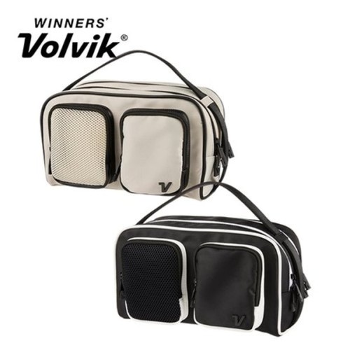 [볼빅] VBEB-퍼포먼스 남성용 2포켓 투웨이 파우치 2종 (BEIGE / BLACK)
