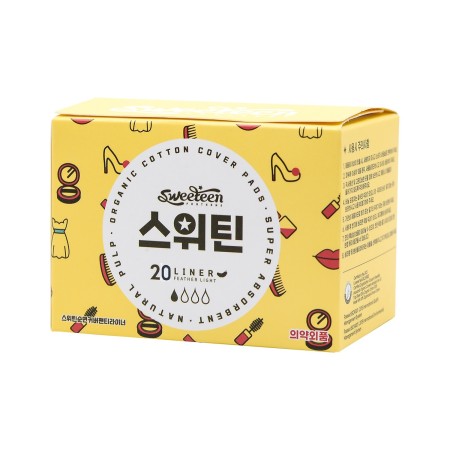 스위틴 오가닉 100% 순수순면 팬티라이너20개입