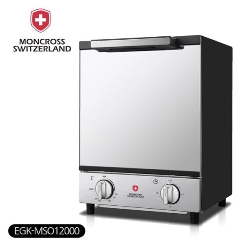 [스위스 몽크로스] Classic 미러오븐기 12L(슬림형), EGK-MSO12000