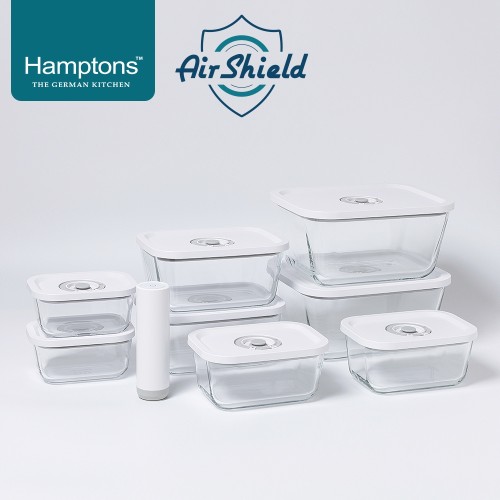 [Hamptons] 햄튼 에어실드 원터치 진공 밀폐용기세트(17P)-D