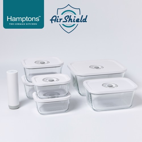 [Hamptons] 햄튼 에어실드 원터치 진공 밀폐용기세트(13P)-C