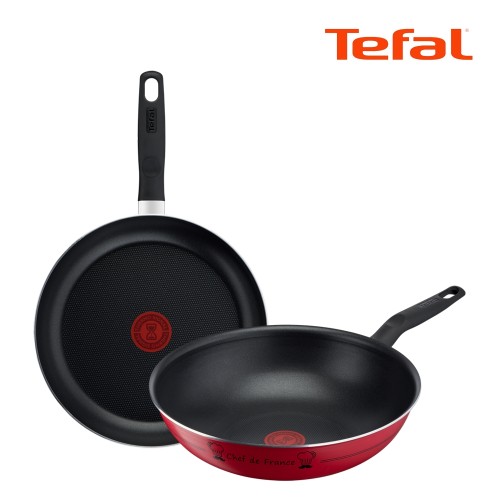 [Tefal] 테팔 밸리드쿡 프라이팬 28cm+궁중팬 28cm+유리뚜껑