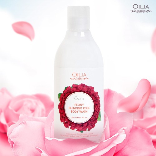 [오일리아] 피오니 블랜딩 로즈 바디워시 300ml
