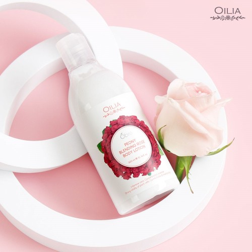 [오일리아] 피오니 블랜딩 로즈 바디로션 300ml