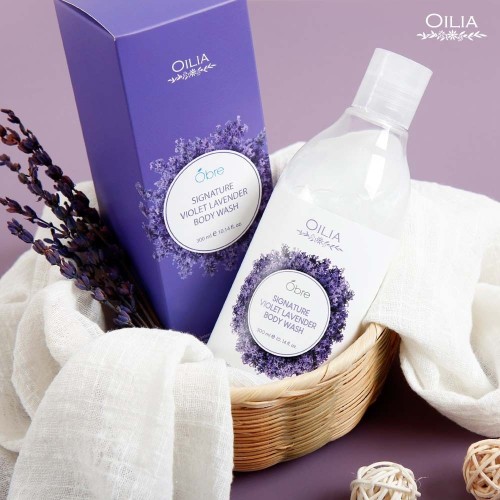 [오일리아] 오브레 시그니쳐 바이올렛 라벤더 바디워시 300ml