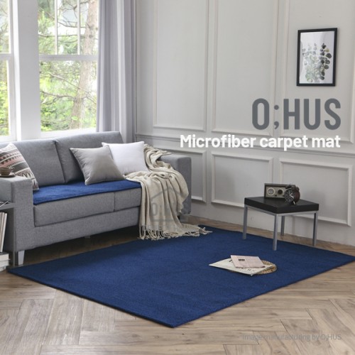 [O;HUS] 오후스 모던투톤 극세사 러그 카페트 100×150CM