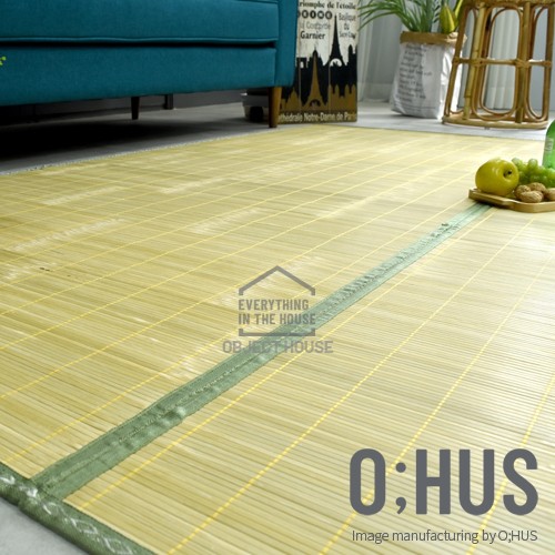 [O;HUS] 오후스 베이직 청대나무 카페트 싱글 90x180CM