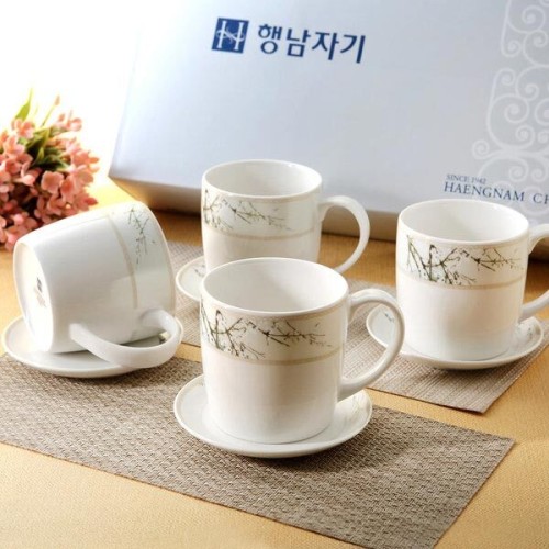 [행남자기] 경복궁 4인조 커피머그세트