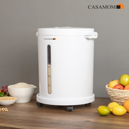 [까사맘] UVC 무선 진공 쌀통(24L) 20KG, CAA-606