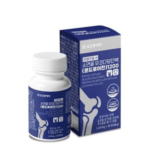 [코오롱제약] 관절연골엔 소연골 뮤코다당단백 콘드로이친 1200, 1,100mg x 60정