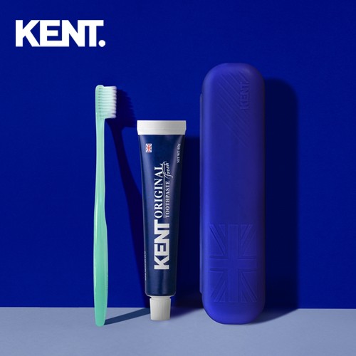 [KENT] 켄트 휴대용 칫솔+치약 세트 (프레쉬)