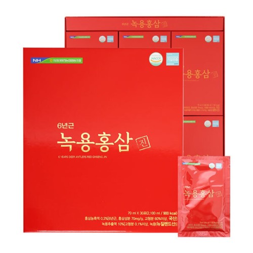 지리산마천농협 6년근 녹용홍삼진 70ml x 30포