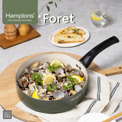 [Hamptons] 햄튼 포레 세라믹 IH 깊은 소테팬 24CM, HT-FR-24W