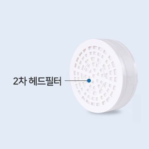 [칼리프] 화이트 클린워터 헤드 내장필터 1P(향균)