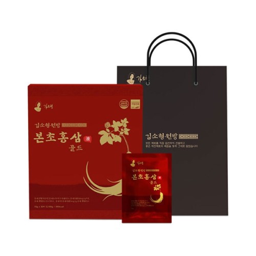 [김소형원방] 본초홍삼골드 70ml x 30포(쇼핑백포함)