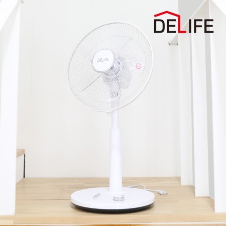 [디라이프] 2024년 14인치 5엽 선풍기(무소음), PIK-F1450W