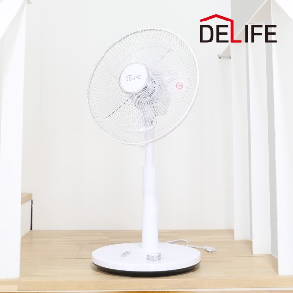 [디라이프] 2024년 14인치 5엽 선풍기(무소음), PIK-F1450W