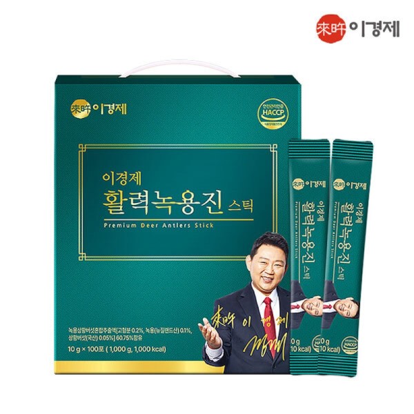 이경제 활력녹용진 스틱 10g x 100포