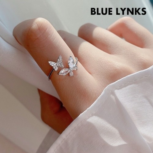 [블루링스] 실버 S925 트임 조절 가능 투나비 반지 BLM-TNS01