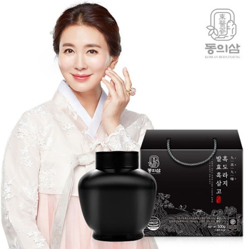 [동의삼] 구증구포 흑도라지 발효흑삼고 500g x 1단지