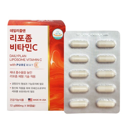 데일리플랜 리포좀비타민C 800mg x 90캡슐