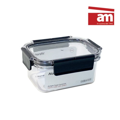 [am] 이태리 노르딕 사각 밀폐용기 600ml, NM-600