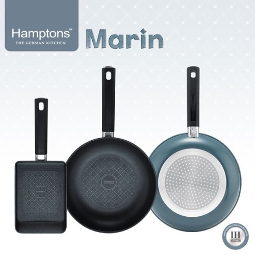 [Hamptons] 햄튼 마린(Marin) 인덕션 후라이팬 3종 A세트, HTMR-8SF4F6F