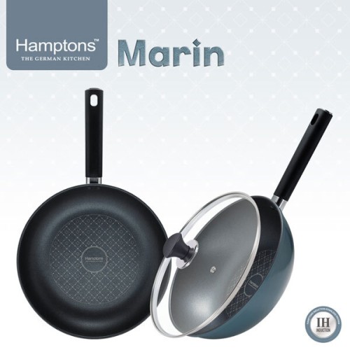 [Hamptons] 햄튼 마린(Marin) 인덕션 후라이팬 2종 G세트(3P), HTMR-8F6W6G