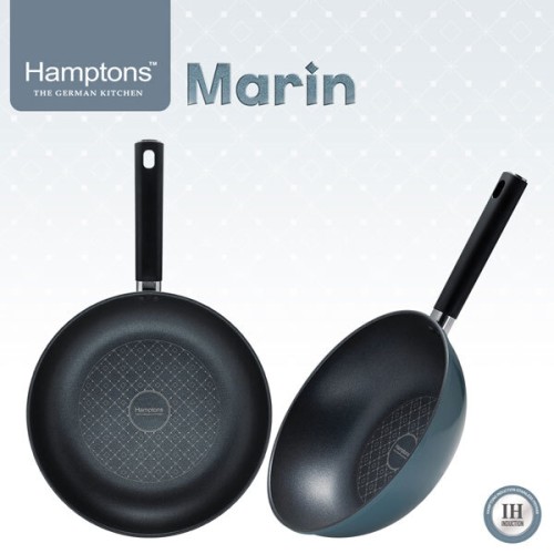 [Hamptons] 햄튼 마린(Marin) 인덕션 후라이팬 2종 G세트, HTMR-8F6W