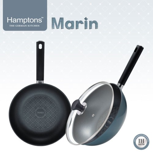 [Hamptons] 햄튼 마린(Marin) 인덕션 후라이팬 2종 F세트(3P), HTMR-6F6W6G