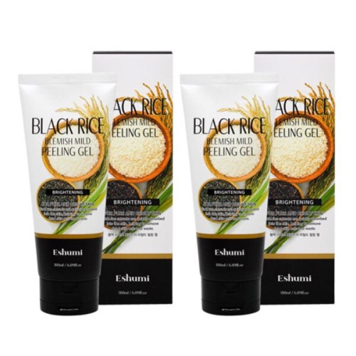 [Eshumi] 애슈미 블랙라이스 블레미쉬 마일드 필링젤 180ml X 2개