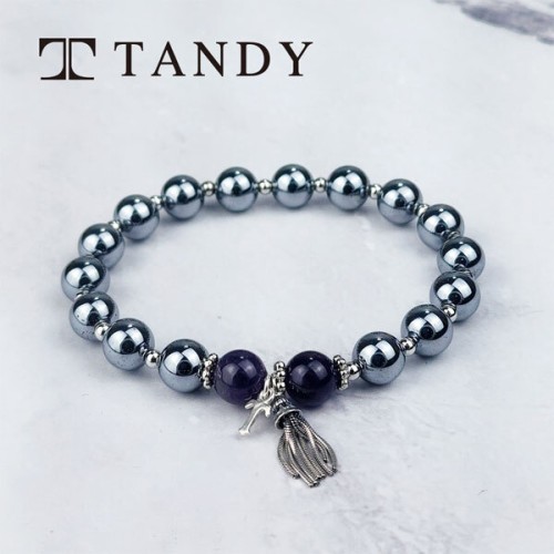 [TANDY] 탠디 테라헤르츠 자수정팔찌 여성용 TH826