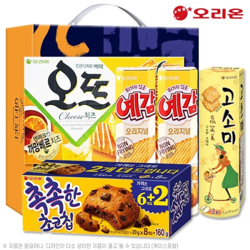 오리온 간식이필요해5종1호(오뜨,예감2개,고소미,촉촉한초코칩)