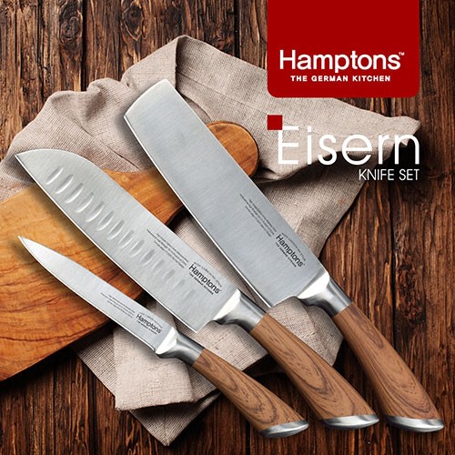 [Hamptons] 햄튼 아이전(Eisern) 스텐레스 주방용 칼 3종세트, HT-ESN-3P