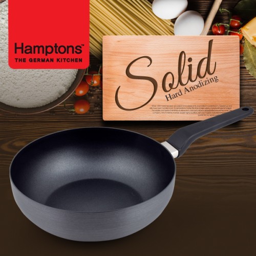 [Hamptons] 독일 햄튼 솔리드 하드아노다이징 궁중팬 28CM, HHA-28W