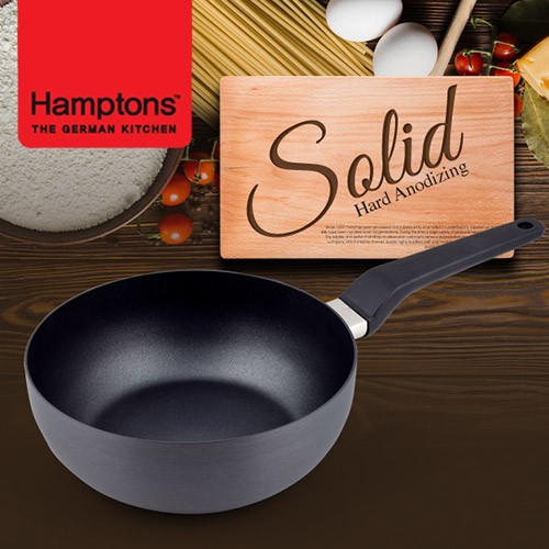 [Hamptons] 독일 햄튼 솔리드 하드아노다이징 궁중팬 24CM, HHA-24W