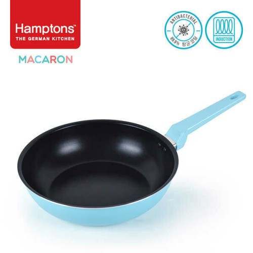 [Hamptons] 햄튼 99.9% 항균 마카롱 인덕션 궁중팬 28CM, HTMC-28W
