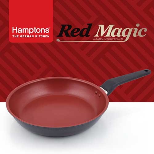 [Hamptons] 독일 햄튼 레드매직 인덕션 후라이팬 28CM, HTR-28F
