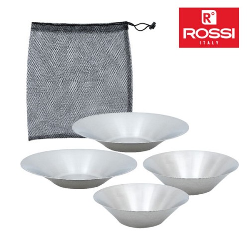 [ROSSI] 이태리 로시 캠핑플레이트5p세트 스텐레스 셀러스볼 파스타볼