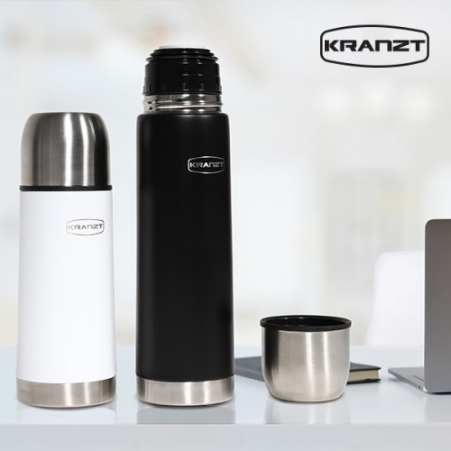 [클란츠] 보온보냉병 350ml, KR-VB350(화이트)
