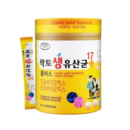 [세종] 락토생유산균17플러스 신프로바이오틱스(프로바이오틱스+프리바이오틱스) 5g X 50포