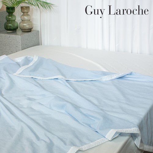 [Guy Laroche] 기라로쉬 블루밍 스노우리플 홑이불 160*200cm