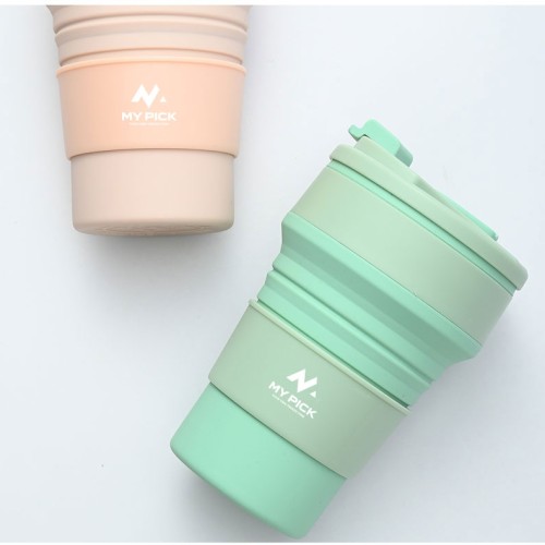 [마이픽] 접이식 실리콘 텀블러 500ml