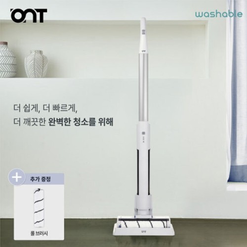 [온트] 워셔블 무선 물걸레 청소기, GL001