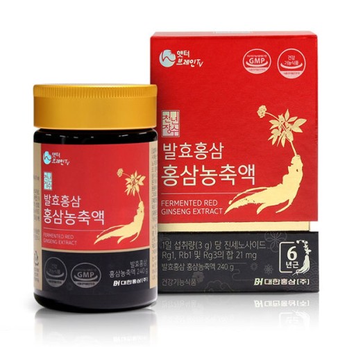 [대한홍삼] 천년장수 발효홍삼 홍삼농축액 240g x 1병