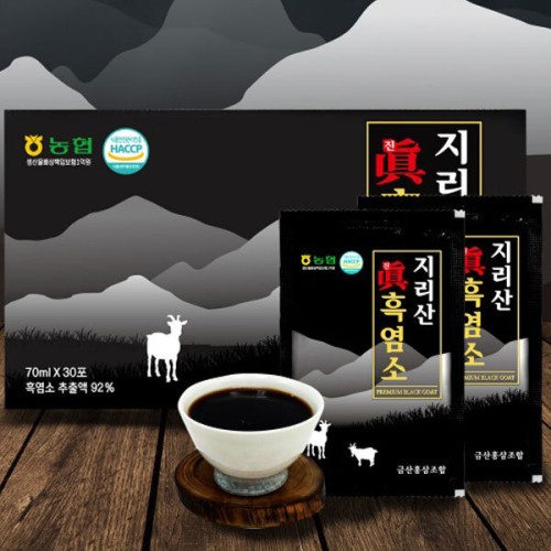 [금산홍삼조합] 지리산 진 흑염소 70ml x 30포