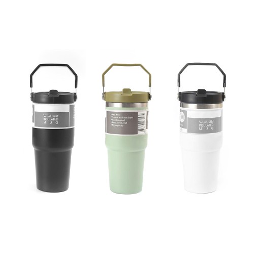 [마이픽] 스윙핸들 이중진공 텀블러 600ml