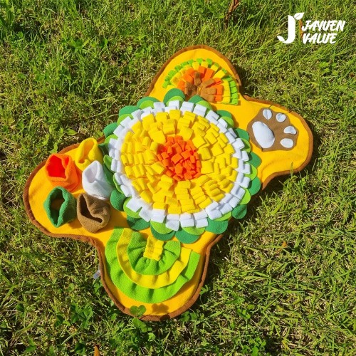 [자연밸류] 반려동물 간식놀이 곡선 노즈워크 매트 JVM-PCW01
